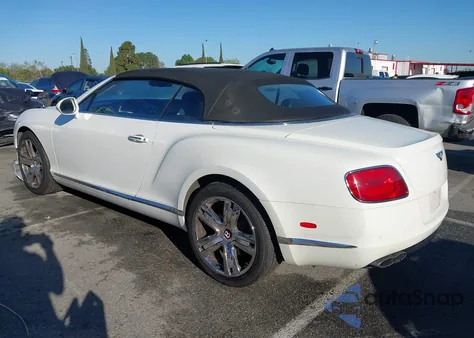 2013 Bentley Continental Gtc V8 из США, поврежденный, VIN SCBGT3ZA0DC083214